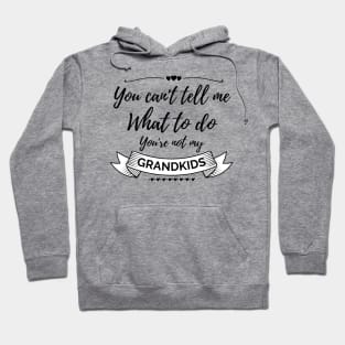 You can't tell me what to do, you're not my grandkids, grandchildren Hoodie